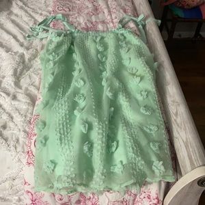 Cute mint tank top dress.